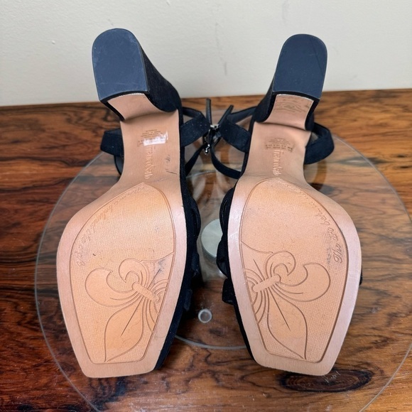 Franco Sarto Damalis Platform Sandal - Black Galaxy - size 8 - Picture 16 of 16